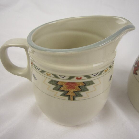 Vintage Studio Nova Set of 2 Dishes - Timberline Y2318 Sugar & Creamer with Lid - Picture 3 of 10
